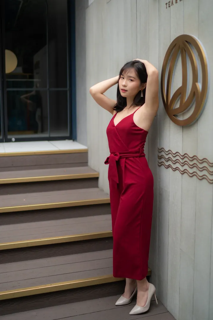 [Mzsock] NO.217 YoYo elegant jumpsuit with high heels street photography#[105P]-77